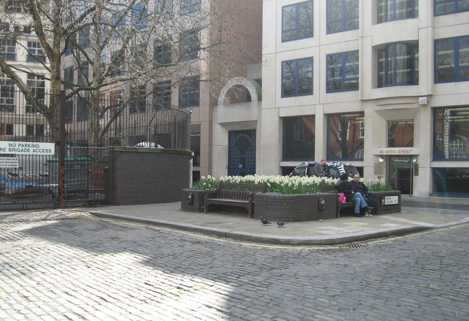 Mitre Square. Modern photograph (2008): the site as it was then, not in 1888