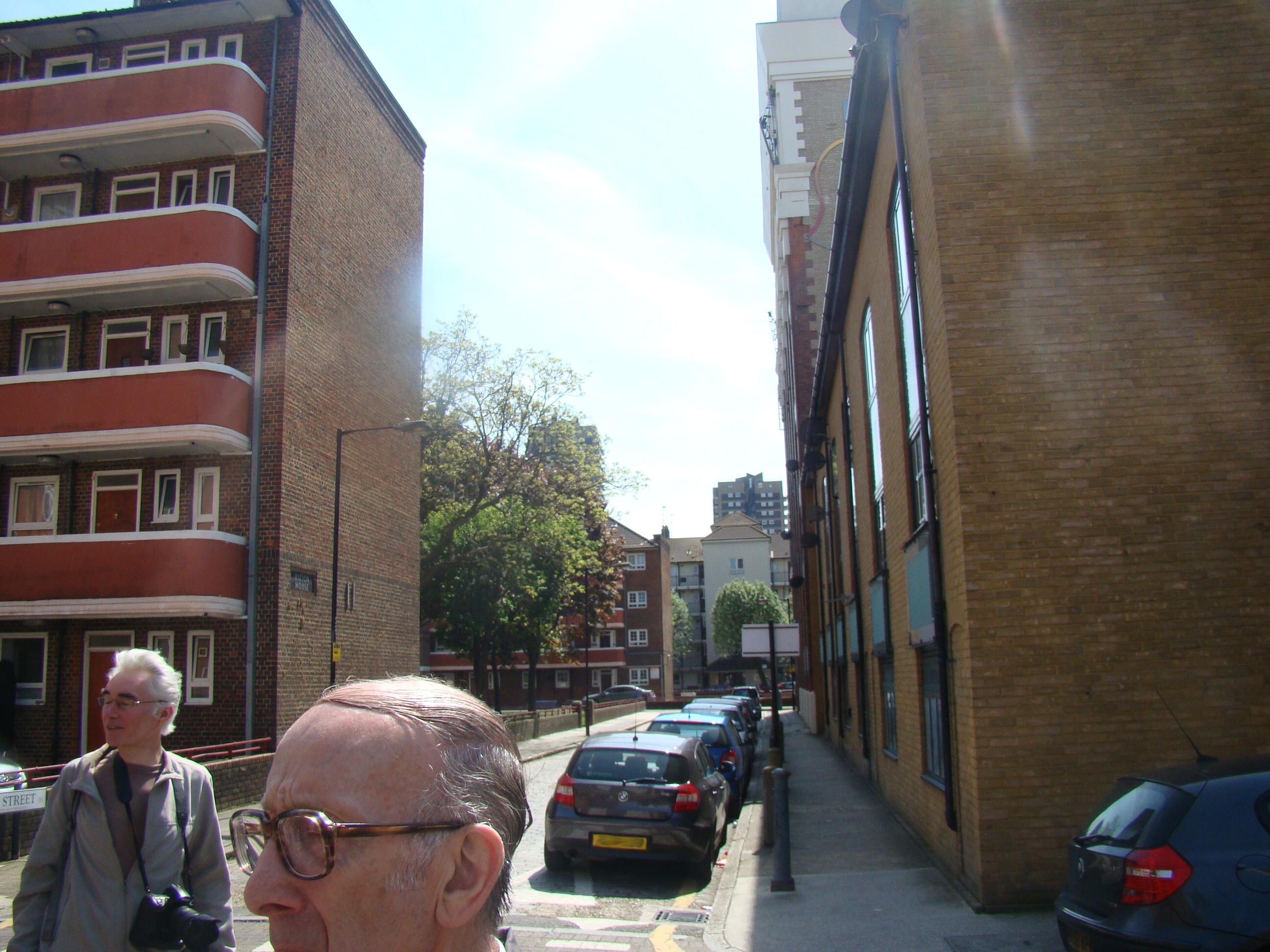 View down Henriques Street . Modern photograph (2014): the site as it was then, not in 1888